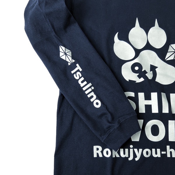 六畳一間の狼×Tsulino コラボ ロングTシャツ